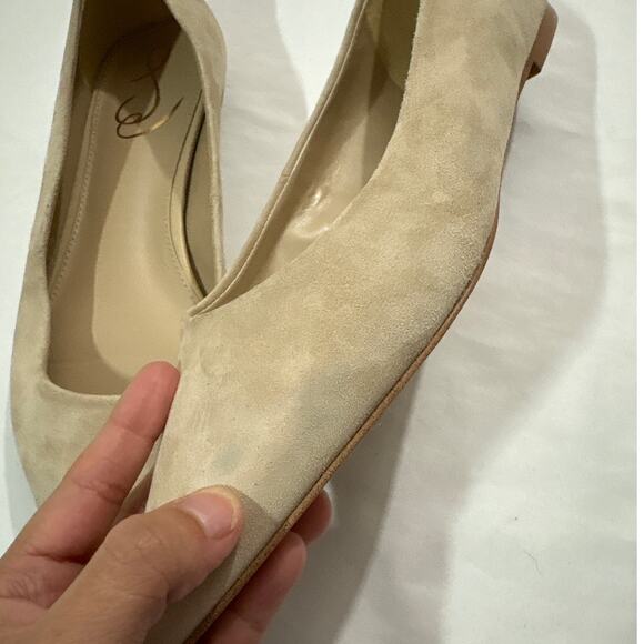 Sam Edelman Womens 8.5 Wanda Pointed Toe Flats Suede Office Formal Classic Solid - Picture 3 of 10
